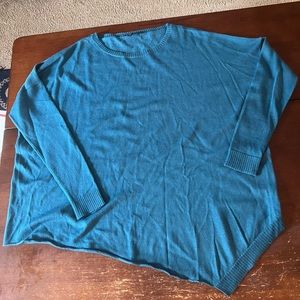 Eileen Fisher Asymmetrical Merino Wool Sweater